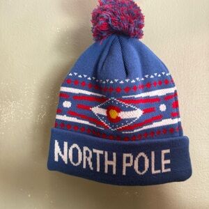 Colorado Blue/Red/White Beanie